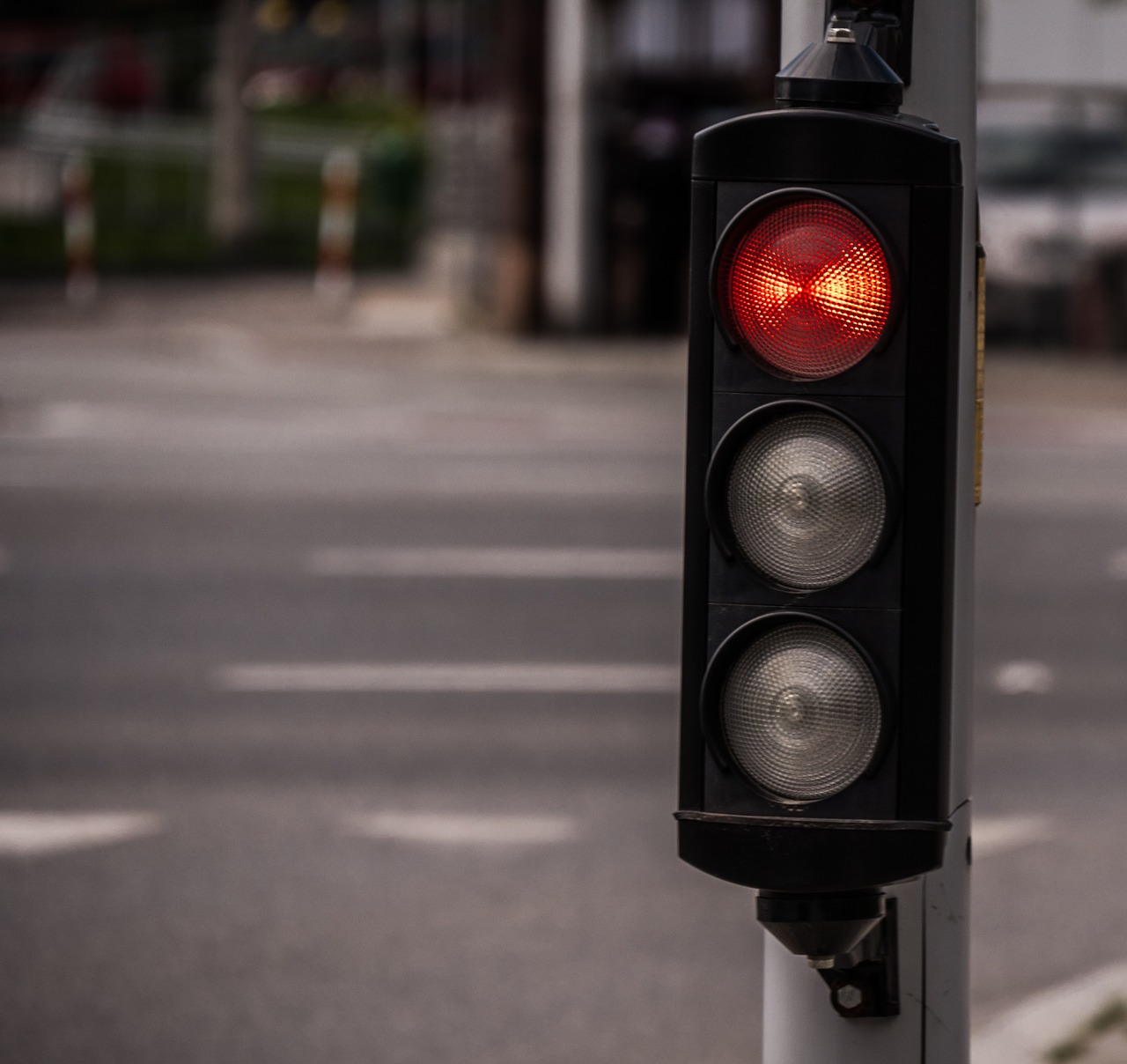 Postój na czerwonym!